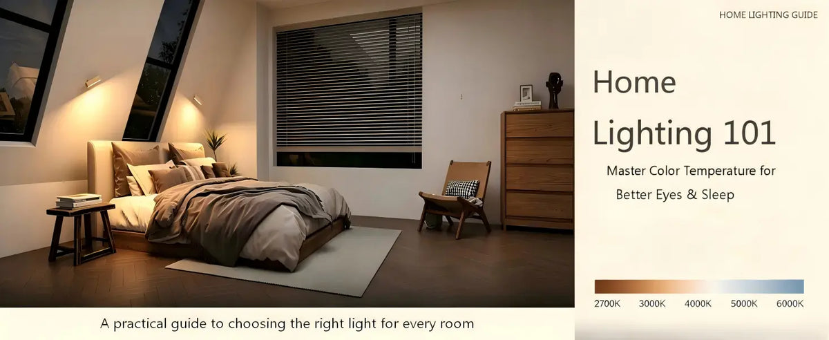 Home Lighting 101: Master Color Temperature for Better Eyes & Sleep