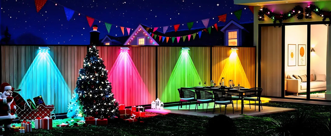 How to Install YiLaie RGB Solar Fence Lights & Transform Your Outdoor Space