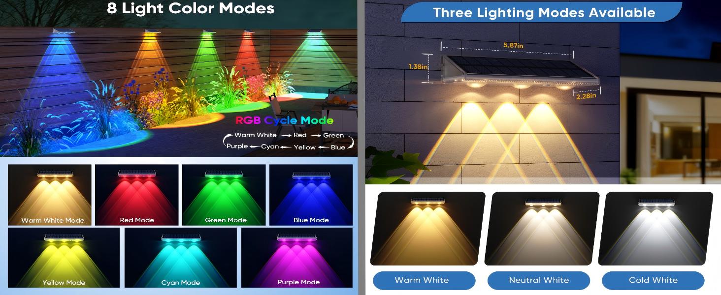 Outdoor Solar Fence Lights