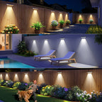 YiLaie Solar Fence Lights for Outdoor（ 3000K/4500K/6500K ）