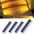 Warm White Solar Outdoor Step Lights 4 packs