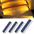 Warm White Solar Outdoor Step Lights 4 packs