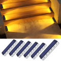 Warm White Solar Outdoor Step Lights 6 packs