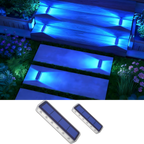 YiLaie Blue Two-Sided Illumination  Solar Step Lights