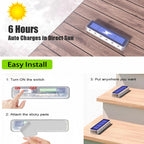 YiLaie Warm White Two-Sided Illumination  Solar Step Lights