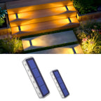 YiLaie Warm White Two-Sided Illumination  Solar Step Lights