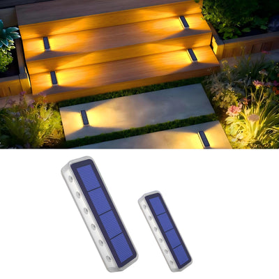 YiLaie Warm White Two-Sided Illumination  Solar Step Lights