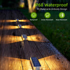YiLaie Warm White Two-Sided Illumination  Solar Step Lights