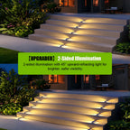 YiLaie Warm White Two-Sided Illumination  Solar Step Lights