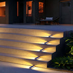 YiLaie Warm White Two-Sided Illumination  Solar Step Lights
