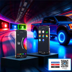 YiLaie X-Type RGB Rock Lights, 10 Pods,App&RF Remote for Truck ATV UTV