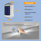 YiLaie Two‑Sided Side Glow Solar Driveway Lights 4‑Pack,White Lights
