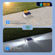 YiLaie Two‑Sided Side Glow Solar Driveway Lights 4‑Pack,White Lights