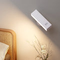YiLaie White Rechargeable Magnetic LED Wall Sconce Touch Dimmable
