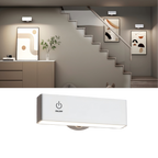 YiLaie 1 pack Touch Dimmable 4000K White Magnetic Wall Sconce