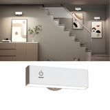 YiLaie 1 pack Touch Dimmable 4000K White Magnetic Wall Sconce