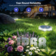 YiLaie 4pcs Cold White Solar In-Ground Lights