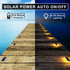 Warm White Long Strip  Solar power Stair Lights Outdoor