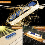 Warm White Long Strip Solar Stair Lights Outdoor IP68 Waterproof  hight resistance