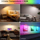 RGB Beech Wood Magnetic Wall Sconce, Rechargeable Dimmable Light- 1 pack