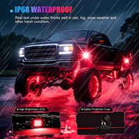 10 Pods RGB LED Rock Lights with App & Remote