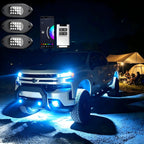 14 Pods RGB LED Rock Lights with App & Remote