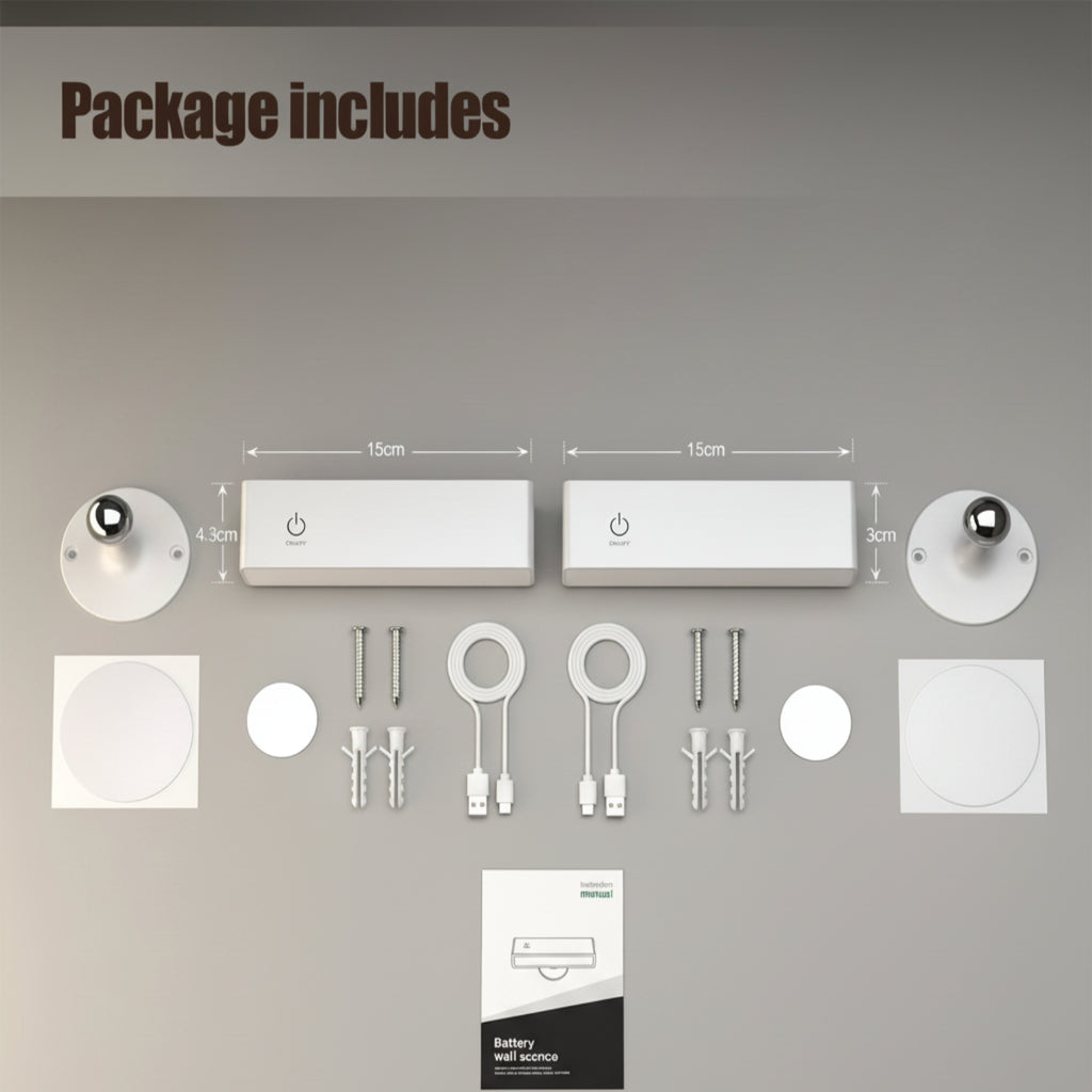 yilaie wall sconces 2 packs