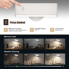 yilaie wall sconces  press control